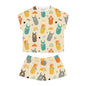 Llama Women's All-Over Print Pajama Set