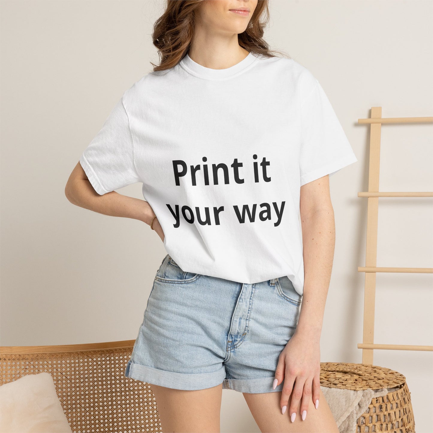 Individuell bedrucktes T-Shirt – Persönliches Grafik-T-Shirt „Print It Your Way“