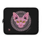 Three Eyed Cat Laptop Sleeve