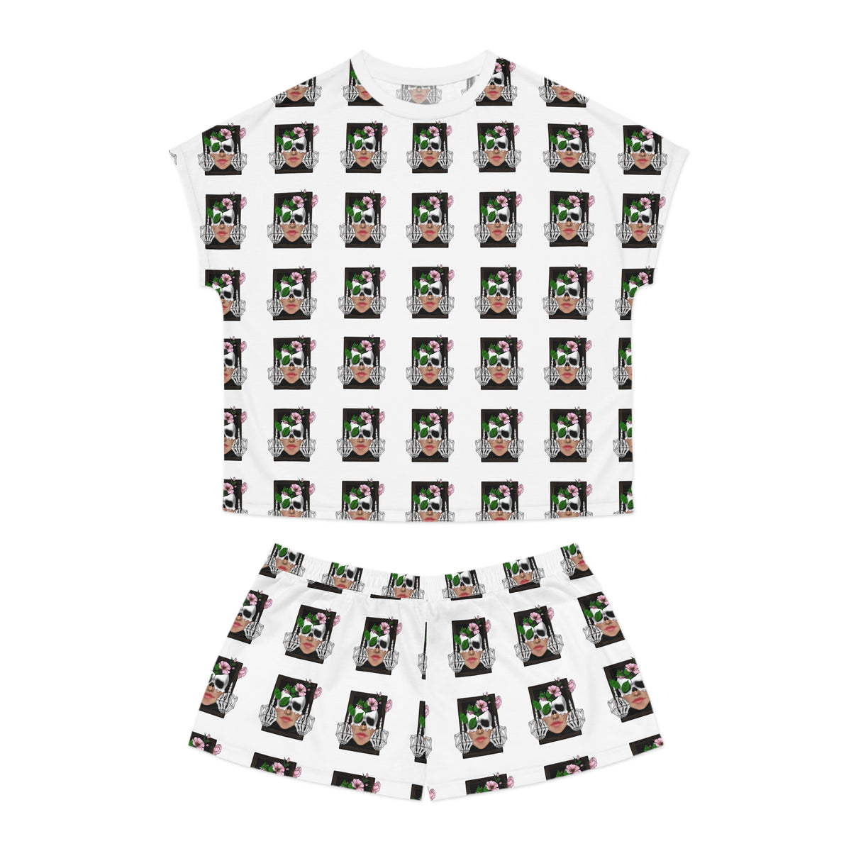 Women's All-Over Print Short Pajama Set