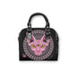 Three Eyed Cat Shoulder Handbag