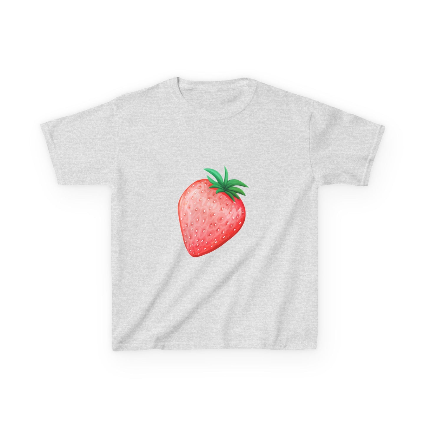 Kinder T-Shirt Erdbeere — Süßes Aquarell Erdbeer Grafik-T-Shirt für Kleinkinder & Kinder