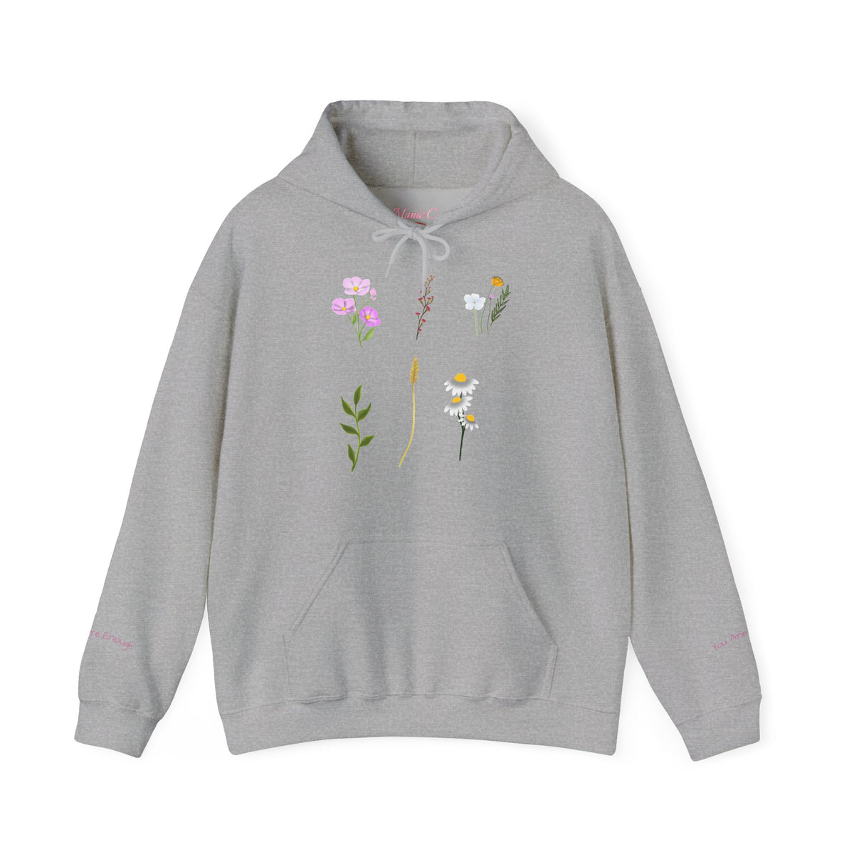 Wild Flower Floral Graphic Hoodie