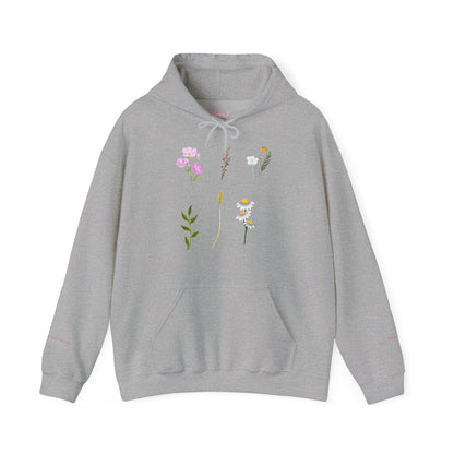 Wild Flower Floral Graphic Hoodie