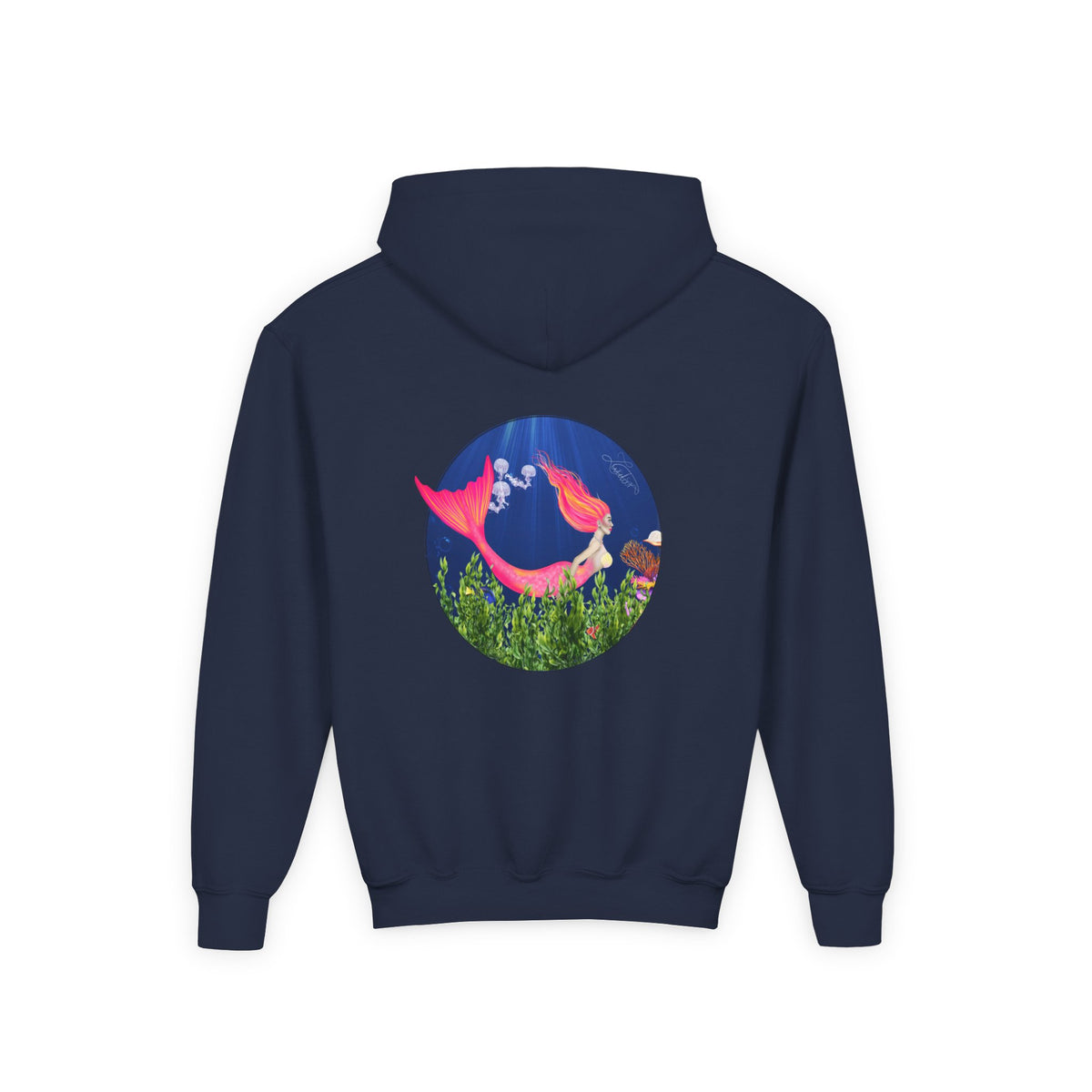 Mermaid Youth Graphic Hoodie