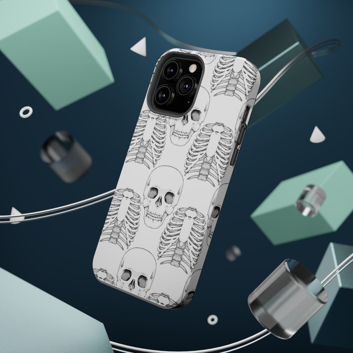 Handyhülle mit Augen-Illustration, magnetisch, stoßfest