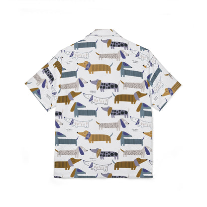 Sausage Dog All-Over Print Hawaiian Shirt