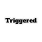Triggered Text Kiss-Cut Sticker – Funny Laptop Decal