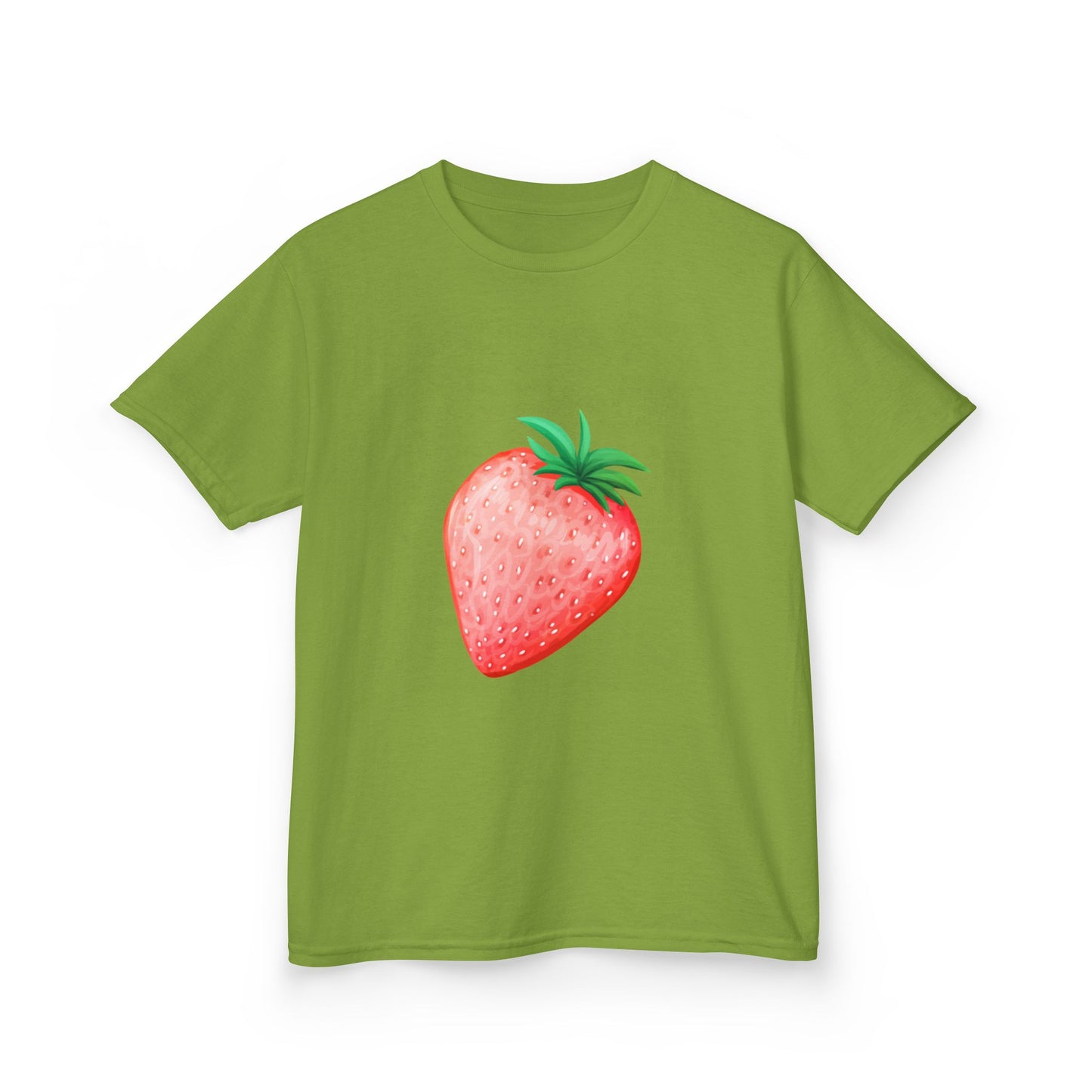 Kinder T-Shirt Erdbeere — Süßes Aquarell Erdbeer Grafik-T-Shirt für Kleinkinder & Kinder