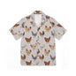 Chicken All-Over Print Hawaiian Shirt