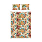 Bold Floral Cotton Duvet Cover & Sham Set