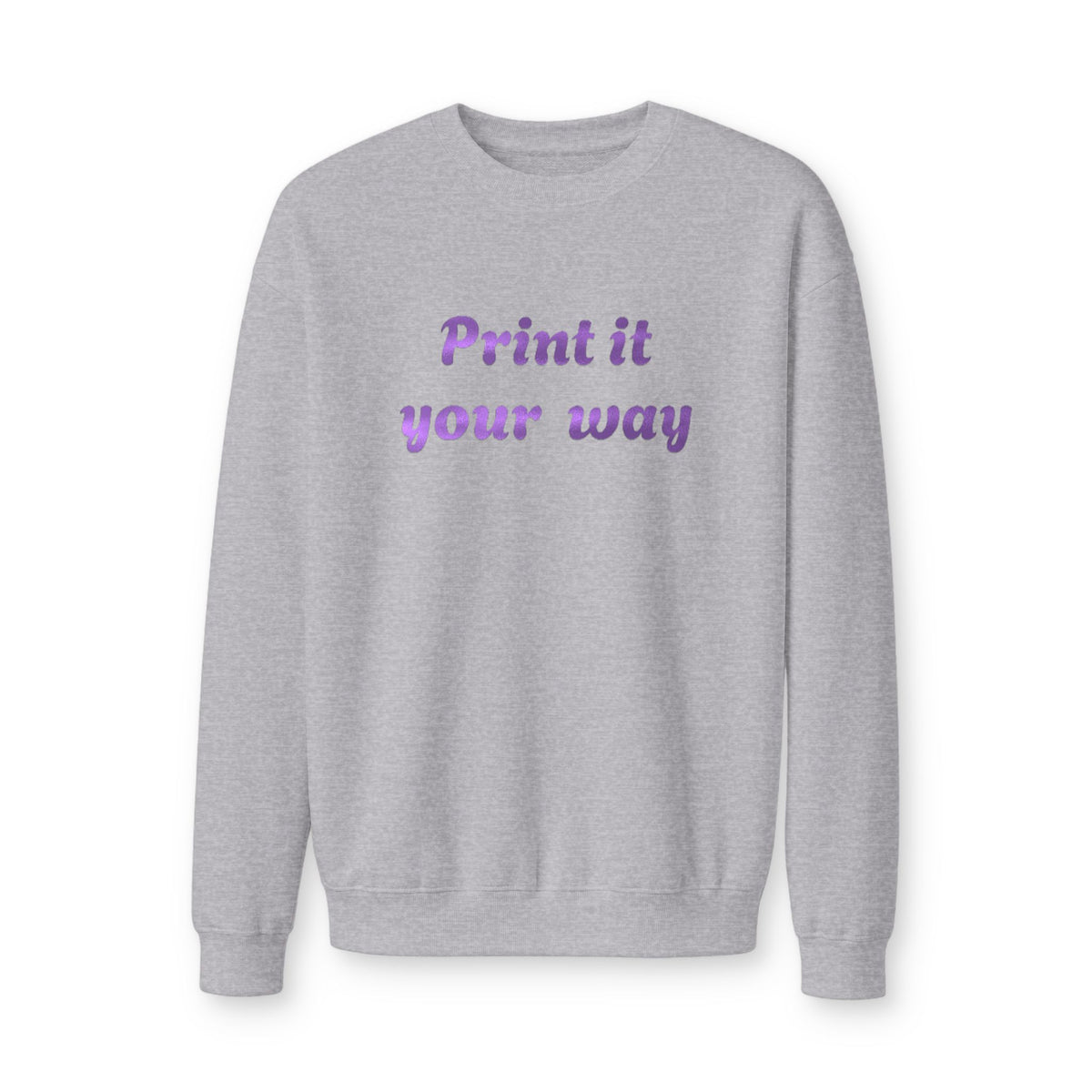 Custom Printed Crewneck Sweatshirt