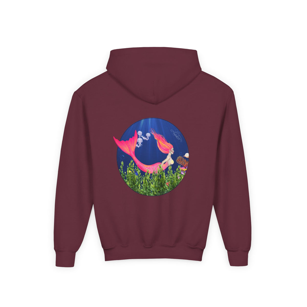 Mermaid Youth Graphic Hoodie