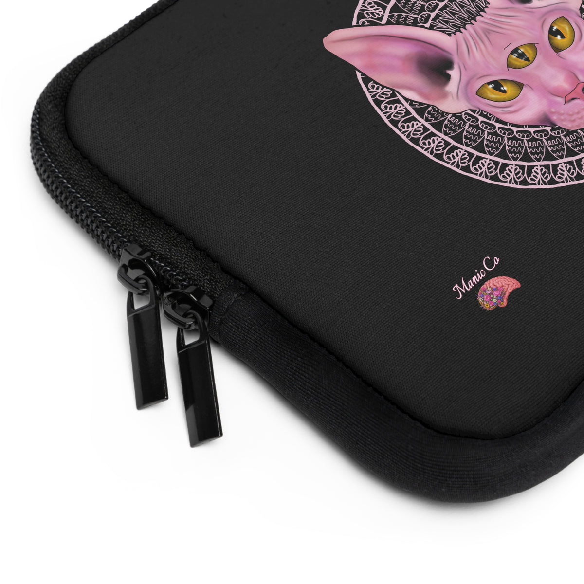 Three Eyed Cat Laptop Sleeve