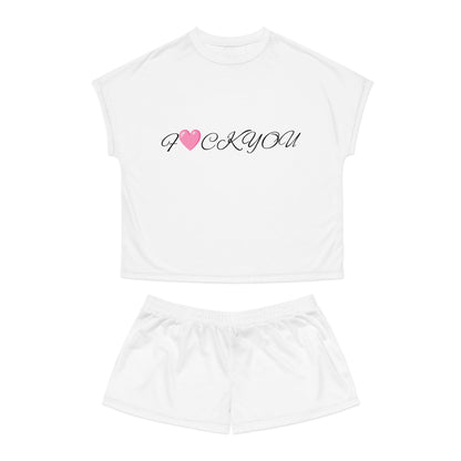 F U Women's All-Over Print Pajama Set