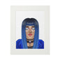 I’m Blue Fine Art Print with Paper Mat Frame