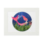 Mermaid Fine Art Print with Paper Mat Frame