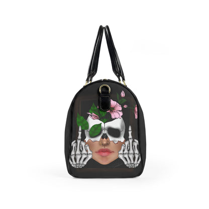 F U Leather Travel Bag
