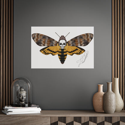 Unframed death moth Posters