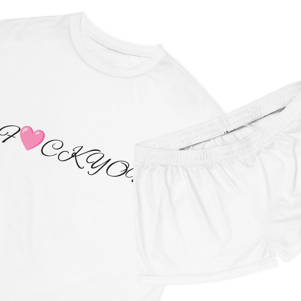 F U Women's All-Over Print Pajama Set