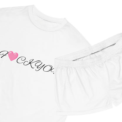 F U Women's All-Over Print Pajama Set