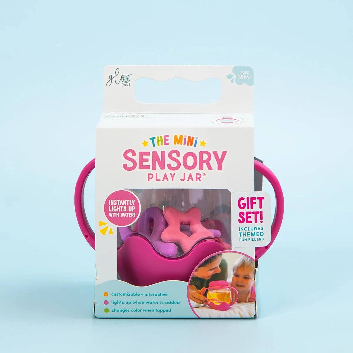 Mini Sensory Play Jar® Gift Set - PINK Gumdrop