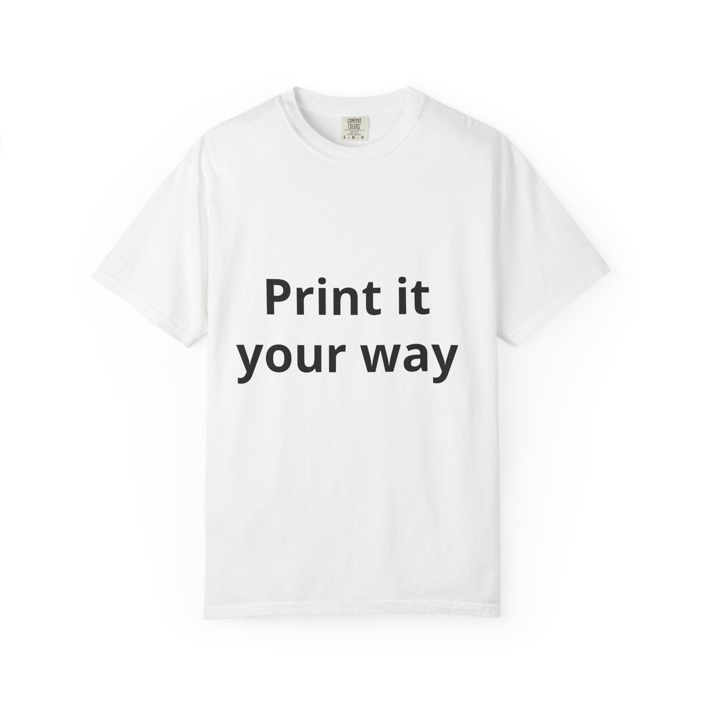 Individuell bedrucktes T-Shirt – Persönliches Grafik-T-Shirt „Print It Your Way“