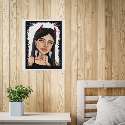 Devil Girl Art Poster