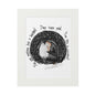 Depression Art Print with Paper Mat Frame