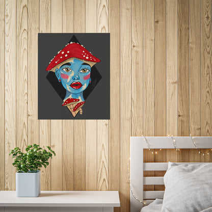 Shroom Girl Unframed Art Poster