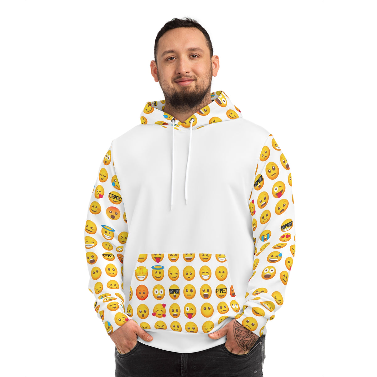Emoji Print Hoodie