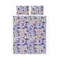 Floral Folk Blue & Yellow Botanical Quilt Cover Set