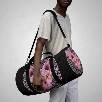 Three-Eyed Cat Duffel Bag