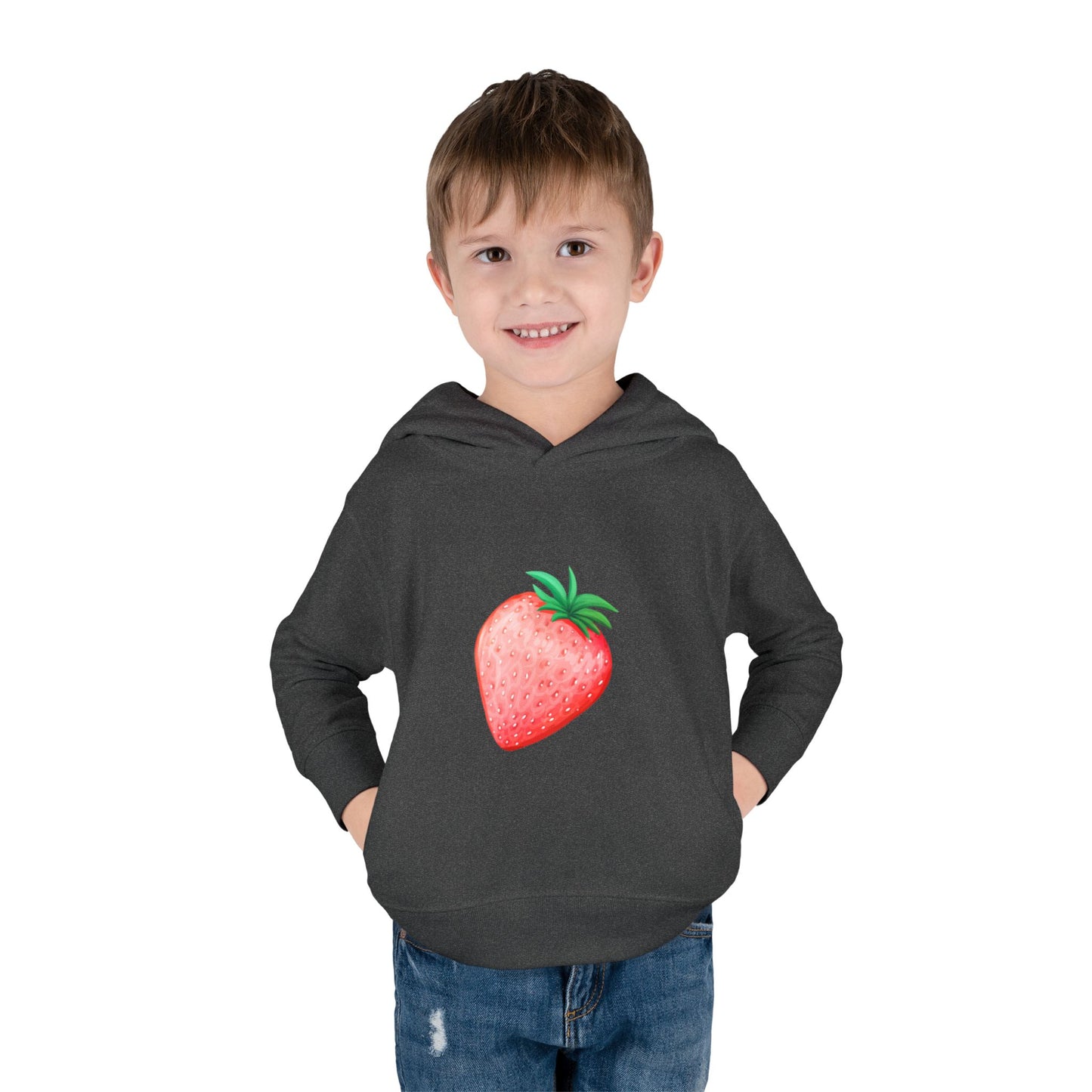 Kleinkind-Kapuzenpullover — Erdbeer-Pullover
