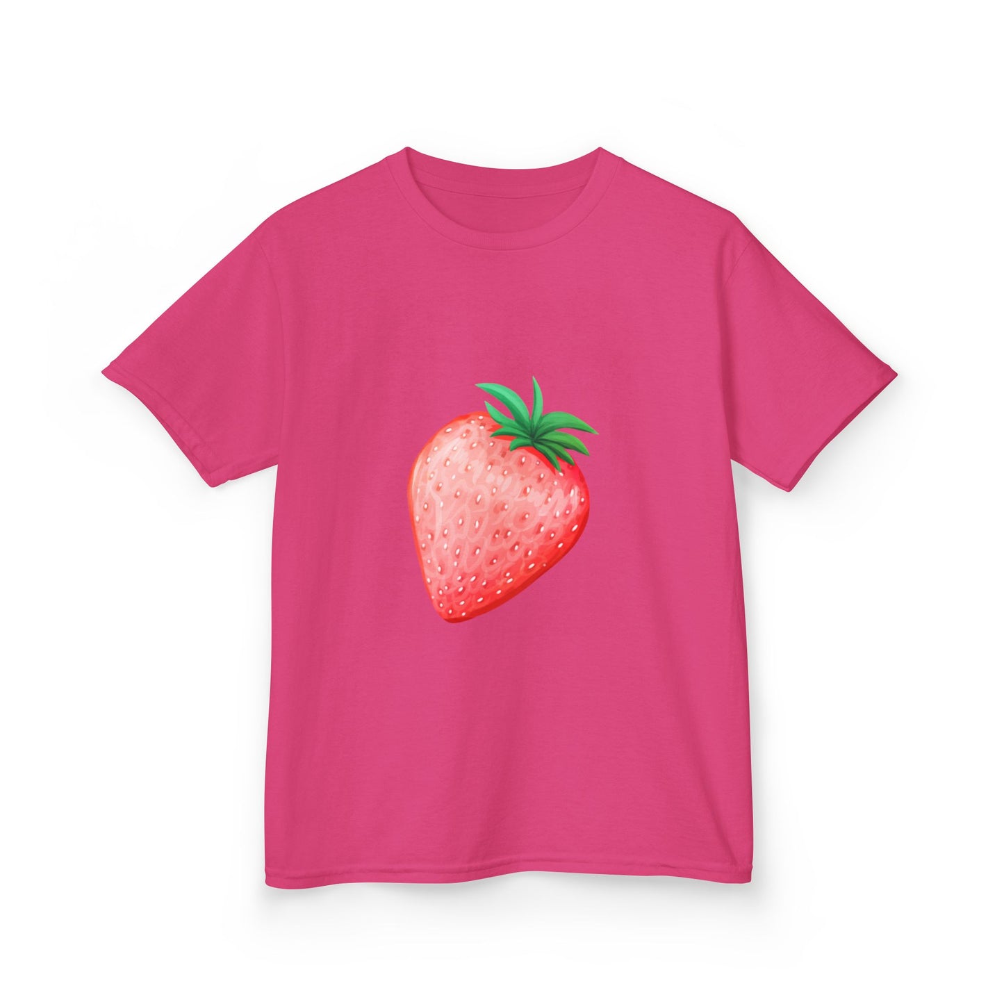 Kinder T-Shirt Erdbeere — Süßes Aquarell Erdbeer Grafik-T-Shirt für Kleinkinder & Kinder