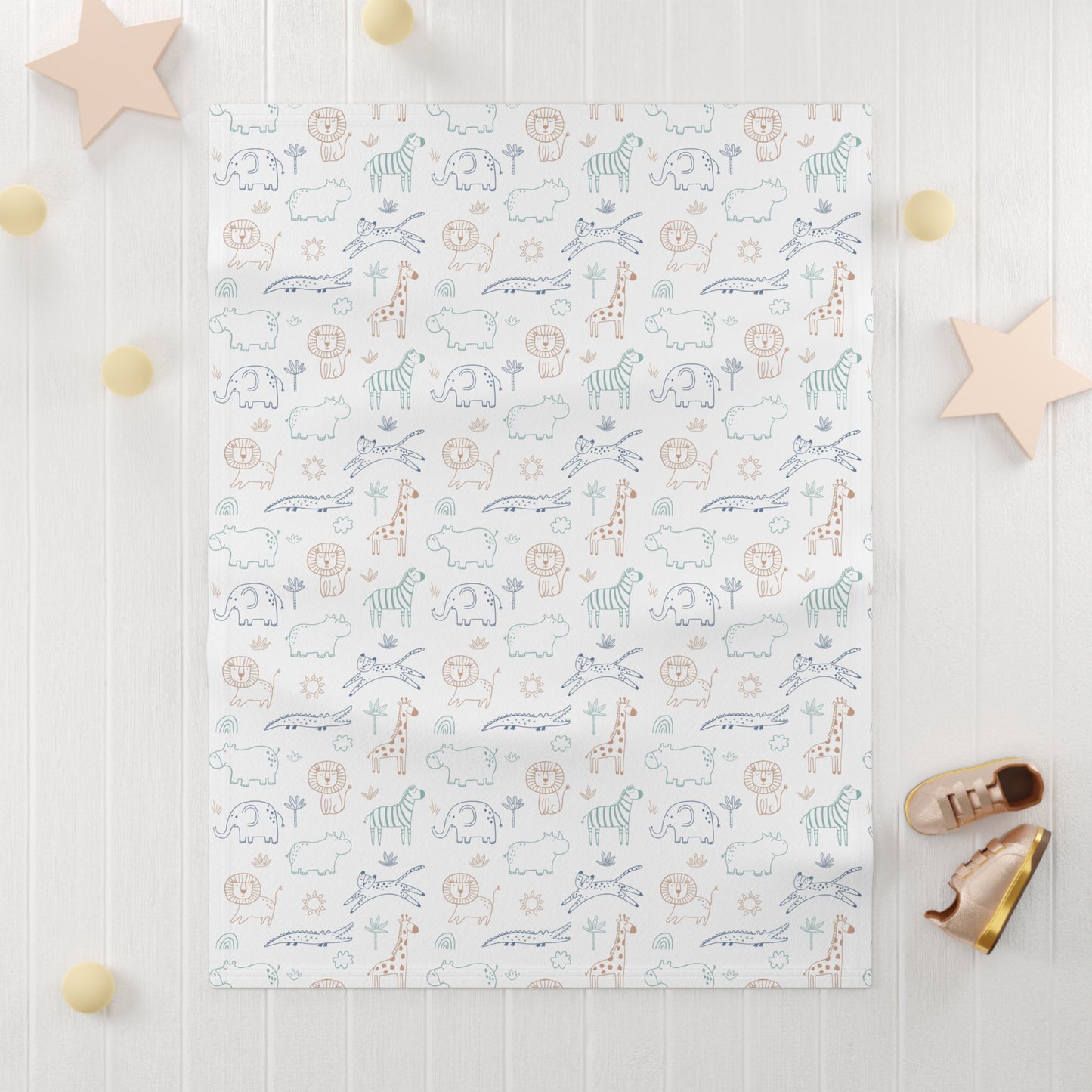 Weiche Babydecke aus Fleece