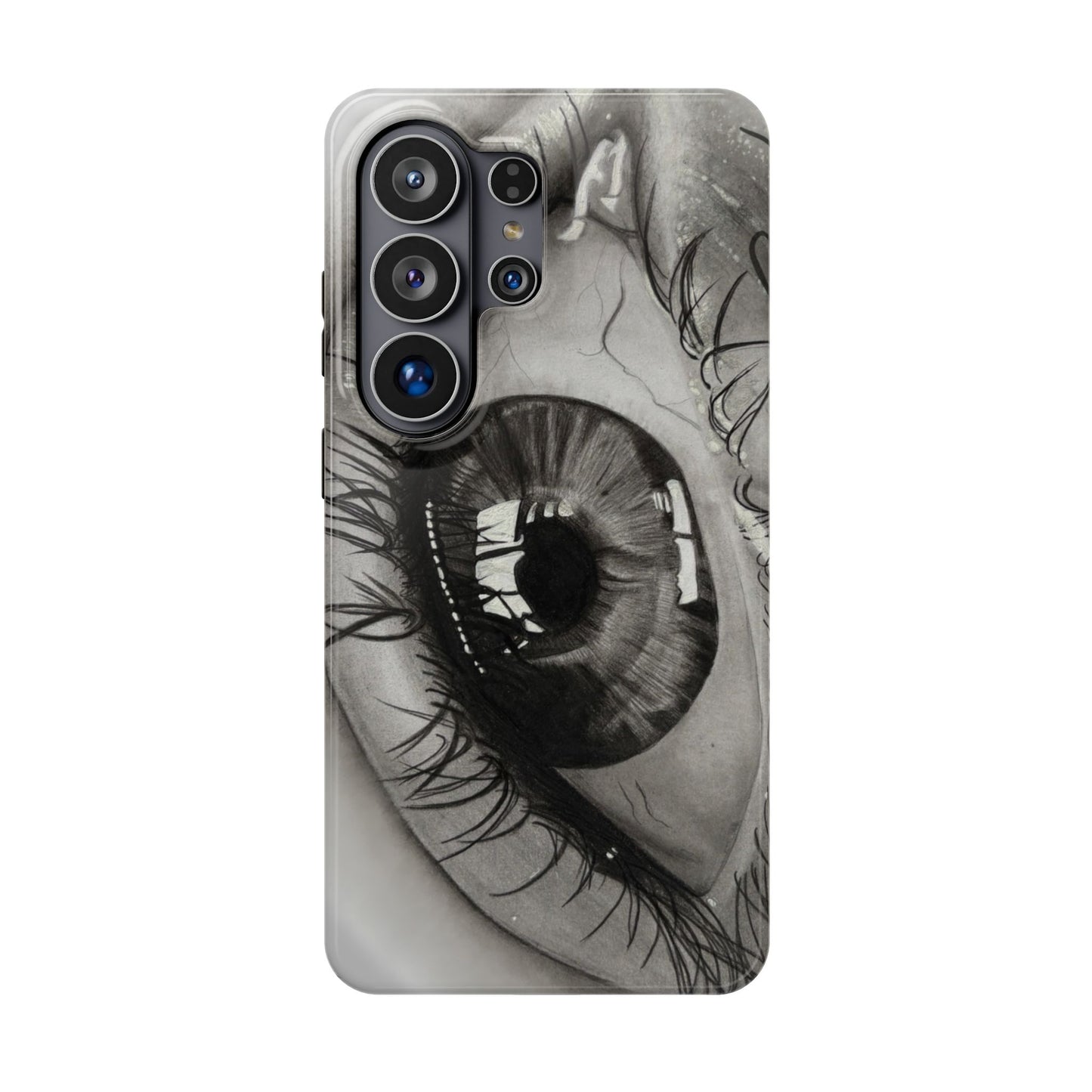 Augen-Illustration Magnetische Stoßfeste Handyhülle