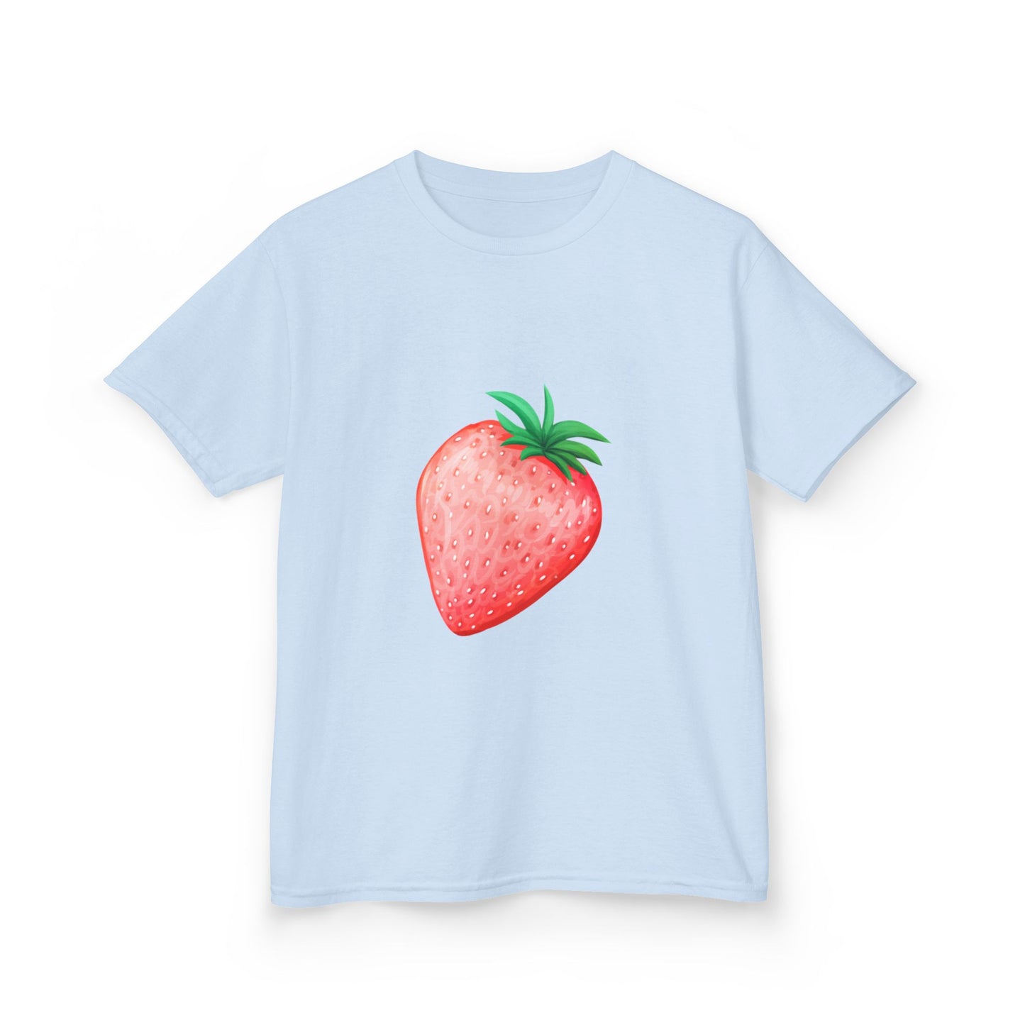 Kinder T-Shirt Erdbeere — Süßes Aquarell Erdbeer Grafik-T-Shirt für Kleinkinder & Kinder