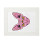 Three-Eyed Cat Fine Art Print with Paper Mat Frame