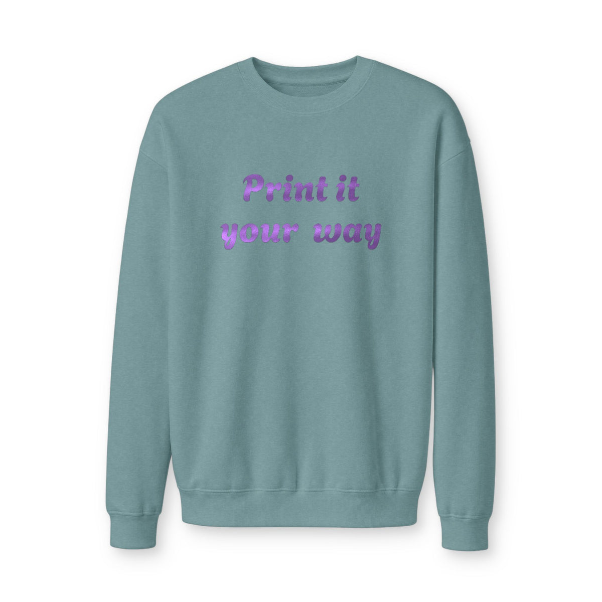Custom Printed Crewneck Sweatshirt