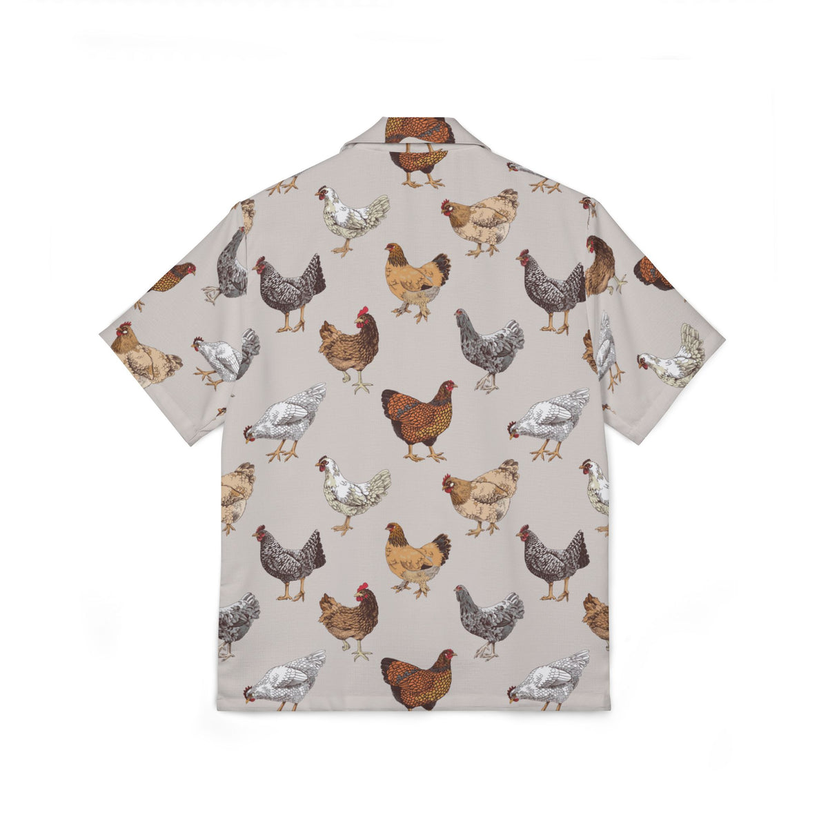 Chicken All-Over Print Hawaiian Shirt