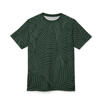 Green Leaf Unisex All-Over Print Tee