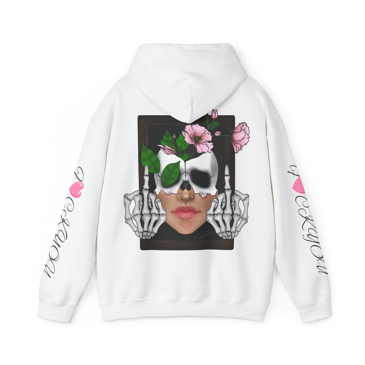 Skull & Roses Graphic Hoodie