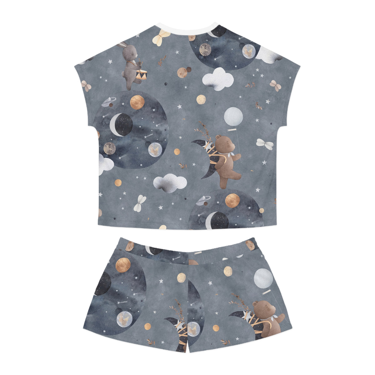 Space Women's All-Over Print Pajama Set