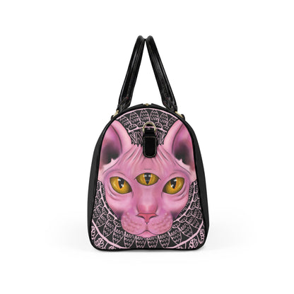 Three Eyed Cat Travel Bag