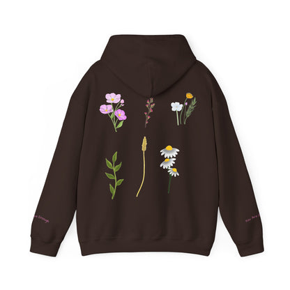 Wild Flower Floral Graphic Hoodie