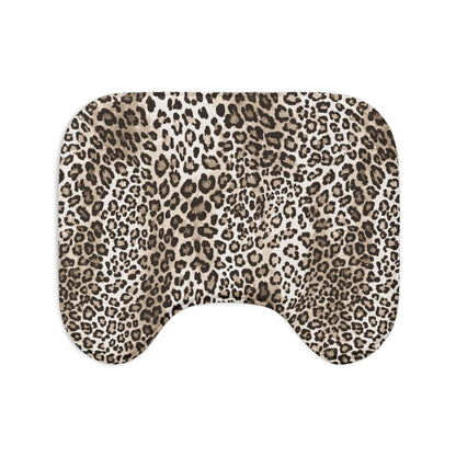 Leopard Print 3-Piece Bath Mat Set