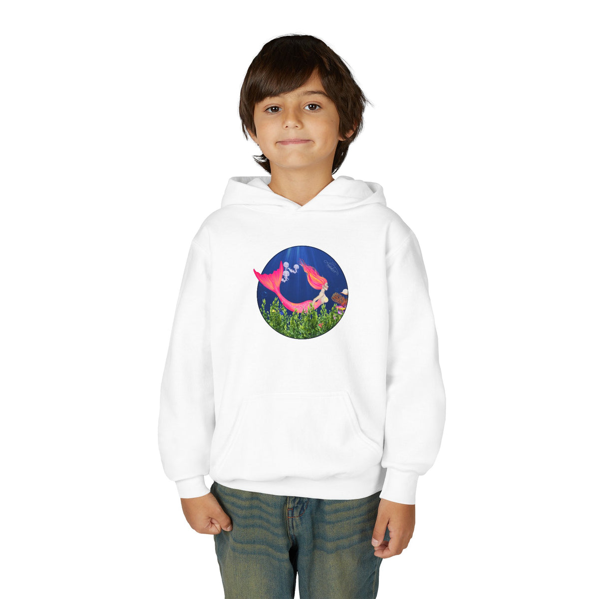 Mermaid Youth Graphic Hoodie