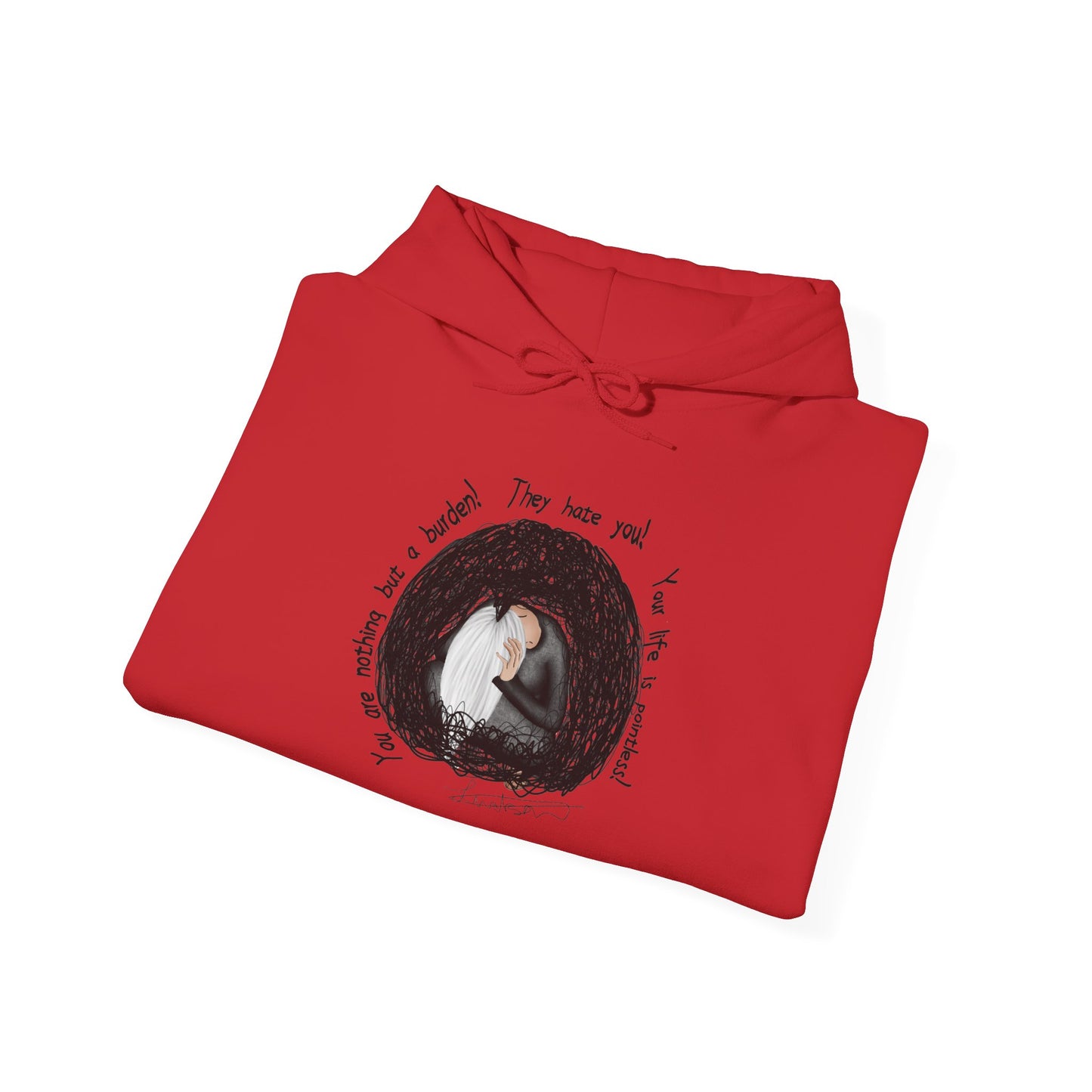Hoodie – Gemütlicher Mondkatze „Sie waren echt“ Pullover