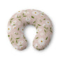 Pink With White Flowers Nursing Pillow Cover